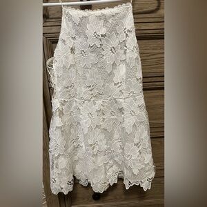 Kendall & Kylie Ivory Lace Dress